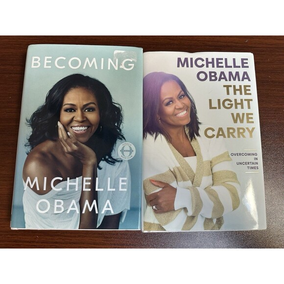 Michelle Obama Becoming and The Light We Carry Packaged as 2 - Picture 1 of 2